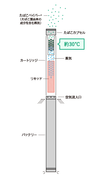 低温加熱型（プルーム・テックの場合）